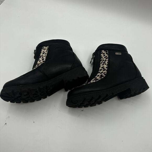 Sorrel Ankle Boots. Waterproof Full Grain Leather With Front Zip Closure. 6 M - Picture 3 of 3